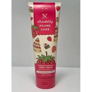 Bath and Body Works Strawberry Pound Cake 24 Hour Body Cream